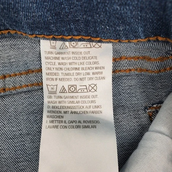 Denim & Co Womens 16P Canyon Retreat Pull On Slim Easy Stretch Denim Jean New - Picture 7 of 9